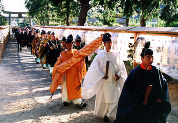 玉田神社祭礼の写真