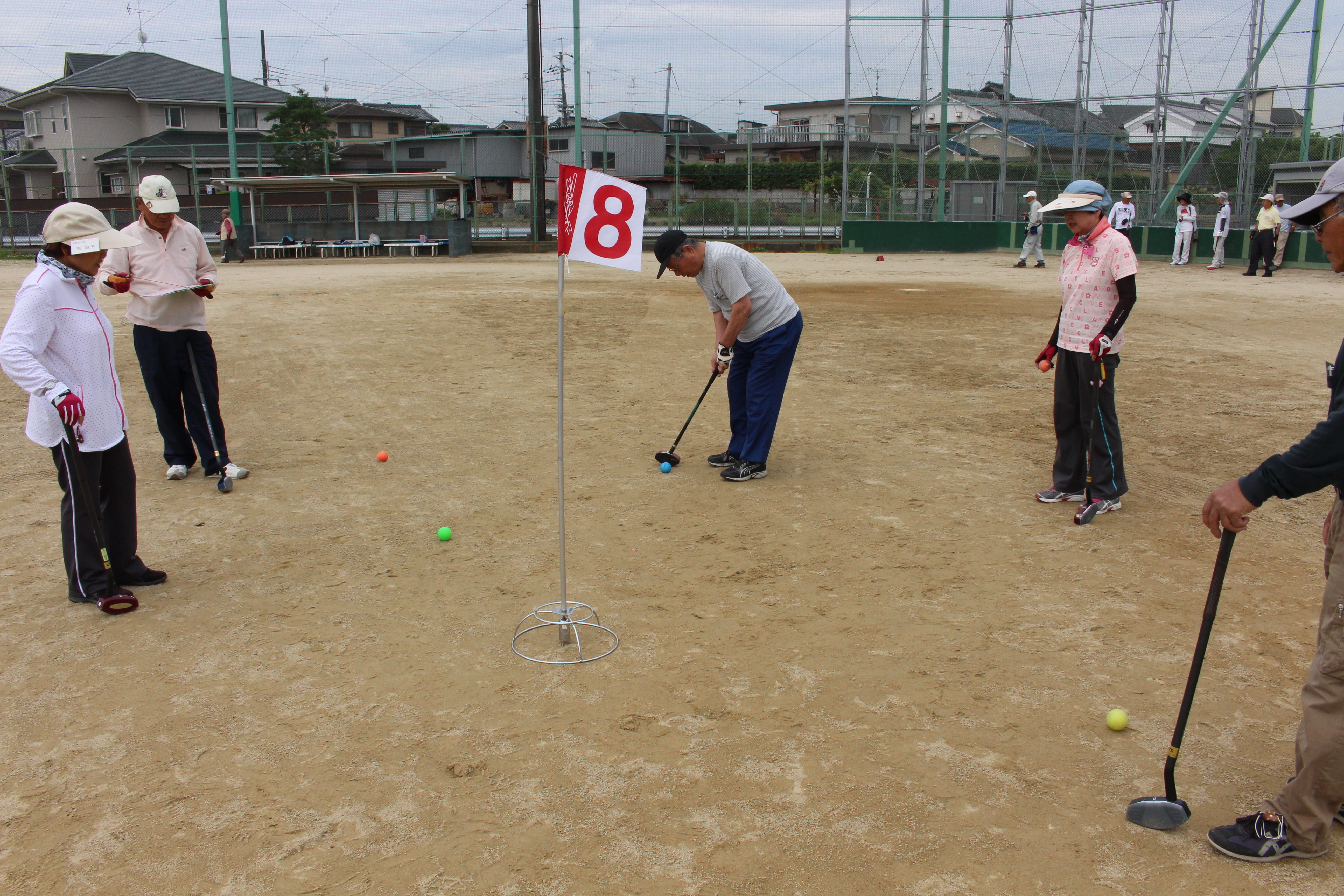 町長杯・シニアクラブ連合会会長杯グラウンドゴルフ大会（2）