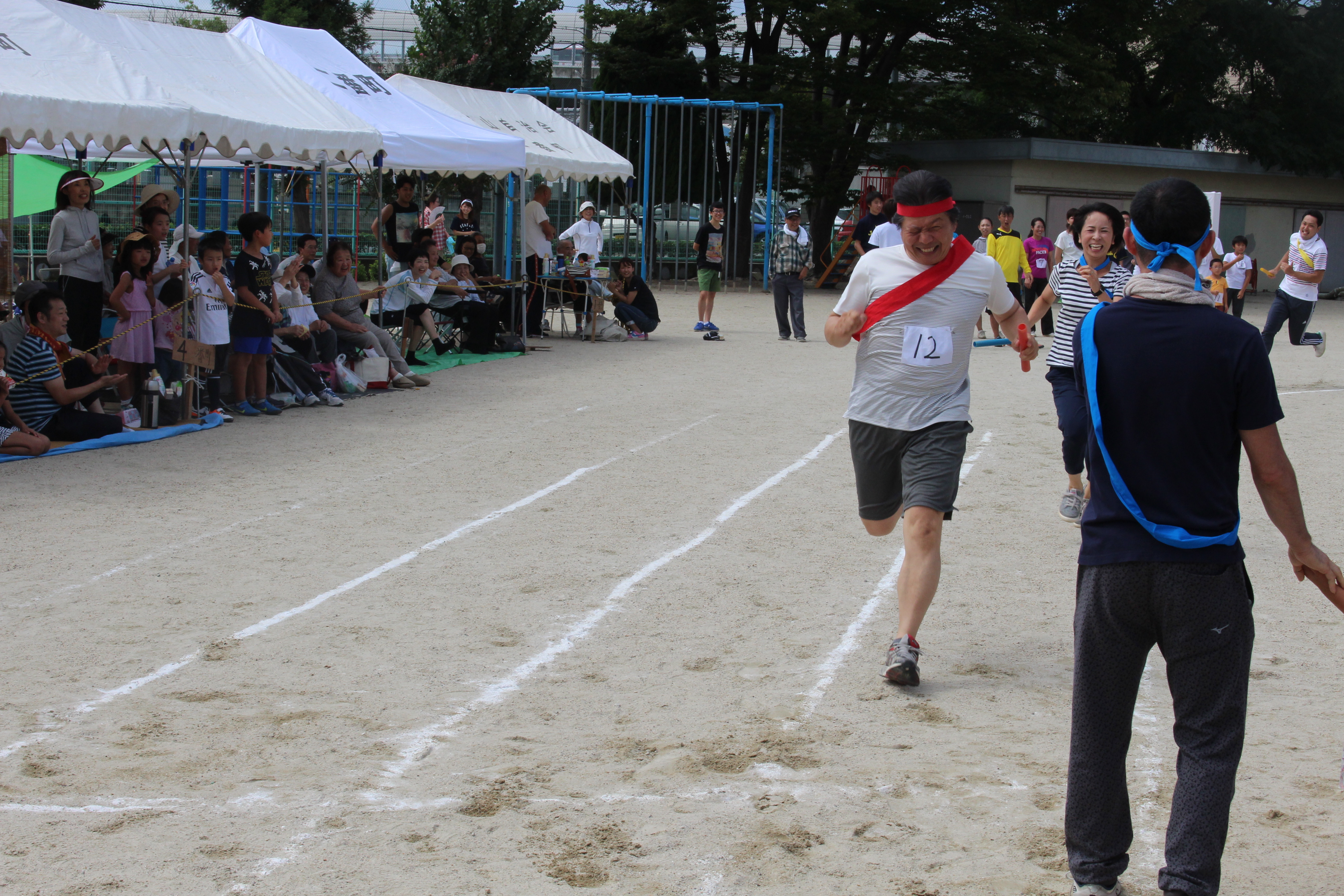 佐山自治会運動会の様子